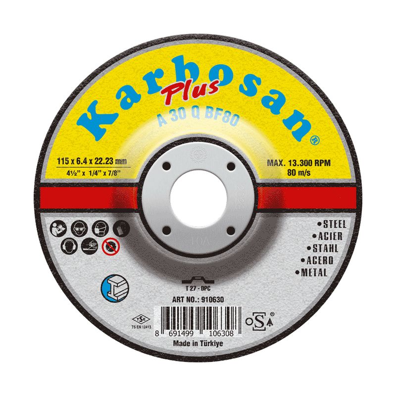 Metal Plus Taşlama Diski 115x6.4 mm